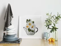 Daisies clipart|Sublimation design|Flower bouquet PNG Product Image 4