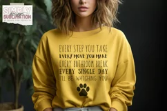 I’ll Be Watching You Dog Paw Design Duo | Png | Svg Product Image 3