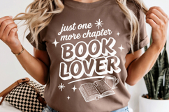 Just One More Chapter PNG Book Lover Reading Product Image 2