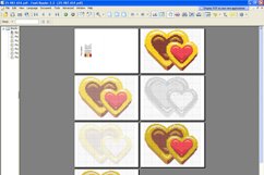 Pair of Hearts - PDF Cross Stitch Pattern Product Image 2