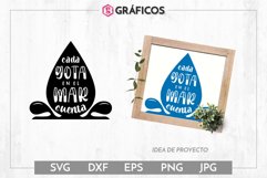Cada gota en el mar cuenta SVG - Frases Verano Product Image 1