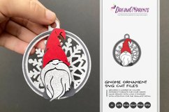 Christmas Gnome Ornament | Christmas 3D Layered Design Product Image 3