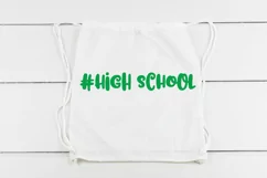 #High School SVG Cut File - Back to School DXF EPS PNG JPG Product Image 4
