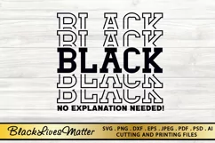 Black Lives Matter SVG PNG EPS DXF for Cutting and Printing Product Image 7