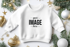 Christmas Sweatshirt Mockup, Christmas Baby Mockups Product Image 1