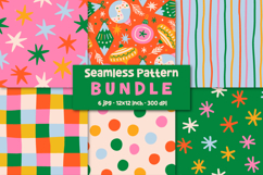 Christmas Seamless Pattern Christmas Digital Ppapers. Product Image 1