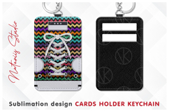Trendy Sneakers Design - Cards Holder Keychain Product Image 1