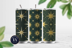 Modern Geometric Pattern Digital Paper | Snowflakes pattern Product Image 2