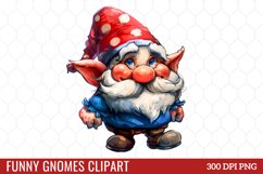 Funny Gnomes Clipart Product Image 1