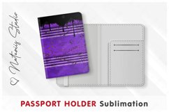 Oil Drum pattern - Passport Holder sublimation. Product Image 1