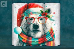4 Christmas Bear Tumbler Wrap 20 oz Product Image 3