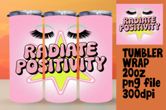 Artistic 20oz Tumbler Design , Woman Eyes Product Image 1