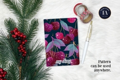 Glitter Coquette Cherry Pattern | Sparkly Glam Texture Paper Product Image 4