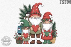 Christmas Gnome Sublimation - Clipart PNG Bundle Product Image 11