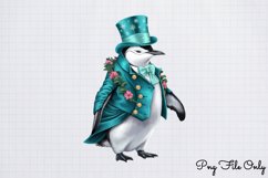 Victorian Christmas Sublimation Clipart PNG Product Image 1