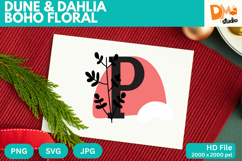 Dune &amp; Dahlia Boho Floral Monogram Product Image 1