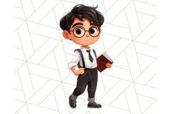 Boy Teacher Clipart PNG, Cute Male Teacher Illustration Product Image 2