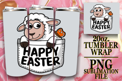 PLAYFUL SPIRITS 20oz TUMBLER WRAP, Easter Animals Product Image 1