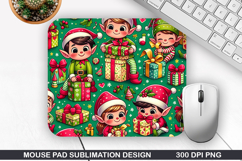 Christmas Mouse Pad Sublimation, Christmas Mouse Pad PNG Product Image 1