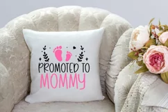 Promoted to mommy SVG Design, Pregnancy SVG Design Product Image 3