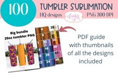 Big Bundle Tumbler Sublimation PNG| 100 tumbler wrap PNG Product Image 2