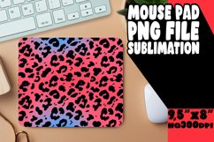 Vibrant Glitter Leopard Mouse Pad Design Patterns PNG Product Image 1