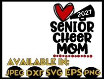 Cheer SVG DXF JPEG Silhouette Cameo Cricut Cheerleader Product Image 2