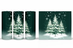 Christmas Tree Tumbler Design. Christmas Tree Sublimation Product Image 2