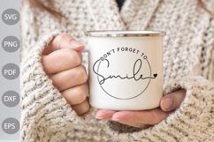 Don't Forget To Smile Today SVG Cut Files/ Funny Girl SVG Product Image 2