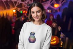 Knitted Magic Potion Bottle Halloween Spell PNG Product Image 2