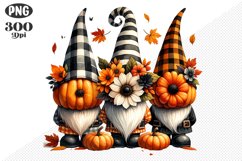 Halloween Gnomes Sublimation - Clipart PNG Design Product Image 1