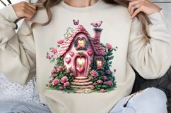 Valentines Day Fairy Houses Clipart PNG Product Image 1