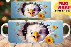 Whimsical Spring Creatures: Mug Wrap Sublimation Product Image 1