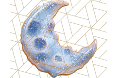 Halloween Cookie Clipart PNG, Spooky Sugar Treat Art Product Image 2