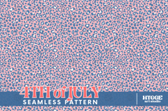 American 4th of July USA Patriotic Leopard Seamless Pattern Product Image 1