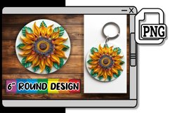 Modern 3D Floral Sublimation Essentials Product Image 1