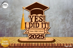 Graduation Tassel Holders Laser Cut | Glowforge | SVG Product Image 7