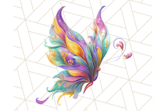 Colorful Butterfly Clipart PNG Clipart, Rainbow Butterfly Product Image 2