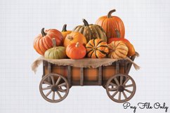 Halloween Autumn Plaid Clipart PNG Product Image 1