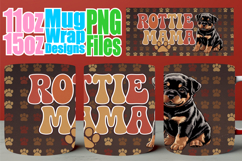 Cheerful thoughts 11oz 15oz sublimation wrap, Dog Mom Product Image 1