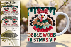 Sleek 11oz Mug Wrap Png Design , Holiday Product Image 1