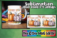 Radiant evenings 11oz 15oz sublimation wrap, Pumpkin Waterco Product Image 1