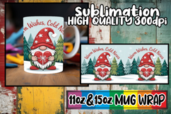 Heartwarming days sublimation print wrap, Holiday Gnome Product Image 1