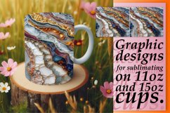 Golden Dusk Mug Design: Glitter Sublimation, Spring Product Image 1