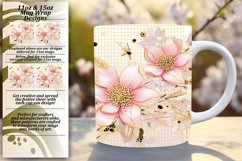 Nature's Flora Sublimation Mug Wrap - 11oz/15oz Product Image 1