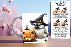Halloween Critter Mug 11oz/15oz Wrap PNG Product Image 1