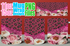 Inviting moments 11oz 15oz mug wrap, Leopard Prints Product Image 1