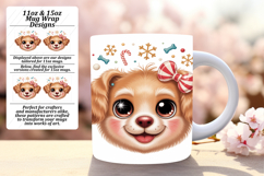 Flawless 11oz Mug Wrap Png Artwork , Cute Christmas Product Image 1