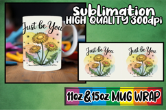 Luminous afternoons 11oz 15oz sublimation wrap, Flowers Quot Product Image 1