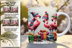 Vivid 11oz Mug Wrap Png Artwork , Cute Xmas Product Image 1